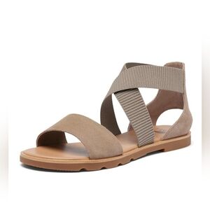 Sorel Ella II Woman Flat Comfy Sandal Size 6.5